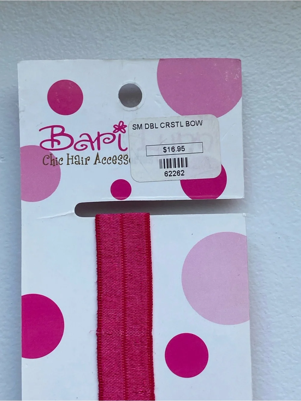 Baby Headband Swarovski Elements Bow Pink New Bari Lynn Soft! NWT Colorful $17
